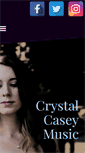 Mobile Screenshot of crystalcaseymusic.com